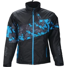 Arctiva Pivot 7 Jacket - Camo Black/Blue - Large 3120-2140