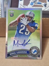 2011 MIKEL LESHOURE TOPPS CHROME VARIATION ROOKIE AUTOGRAPHED AUTO CARD RC #74. rookie card picture