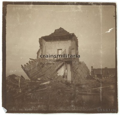 Orig. Foto zerstörtes ANGRES b. Lens Frankreich 1.WK