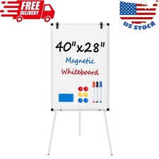 40x28 Magnetic Portable Stand Whiteboard with Adjustable Tripod Easel