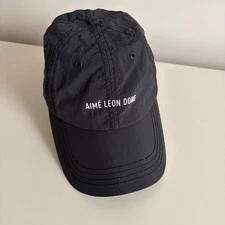 AIME LEON DORE Nylon Sport Baseball Hat Cap Black
