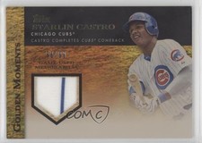 2012 Topps Golden Moments Relics Series 2 Gold 56/99 Starlin Castro 09j5