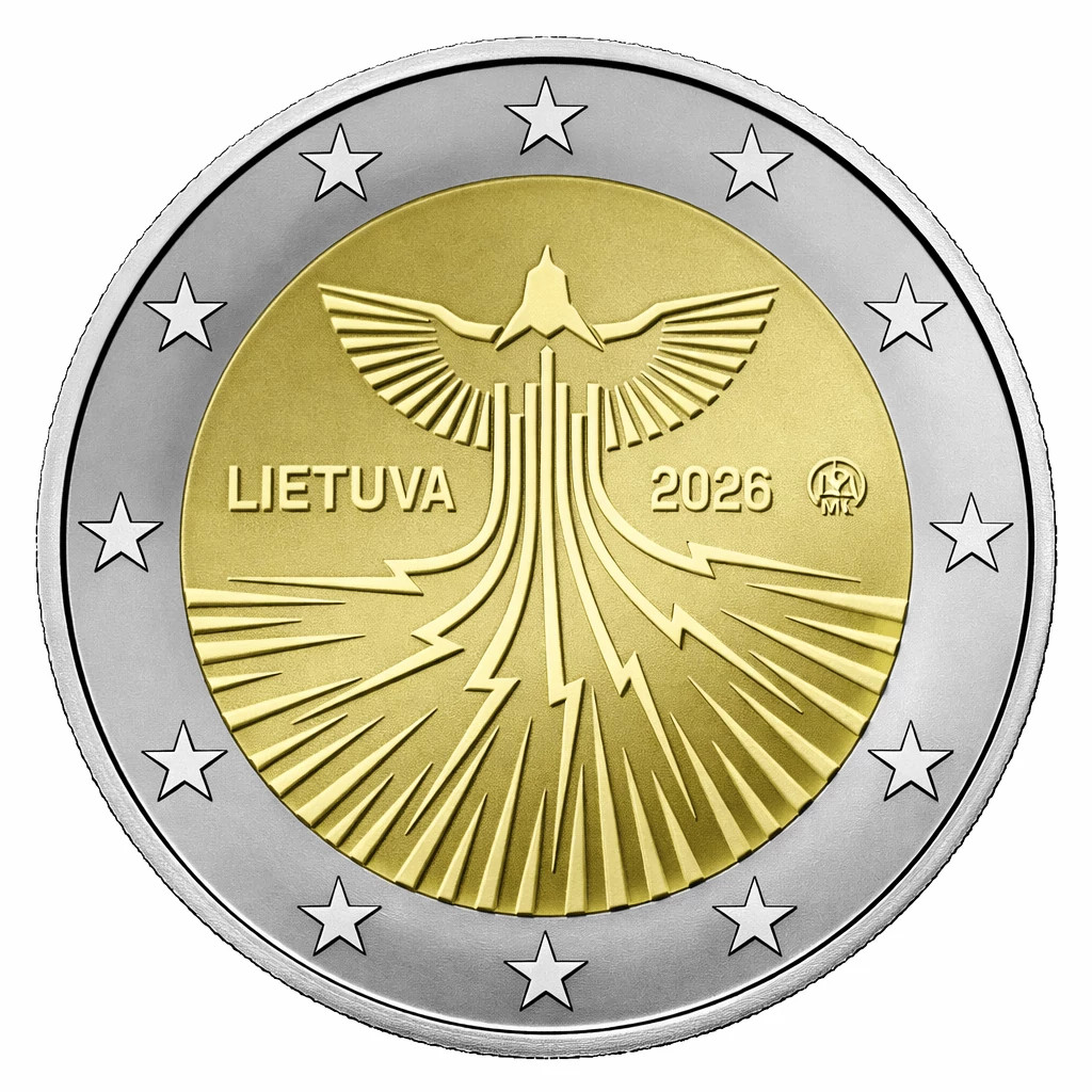 2 Euro Lituanie 2026 - Indépendance énergétique