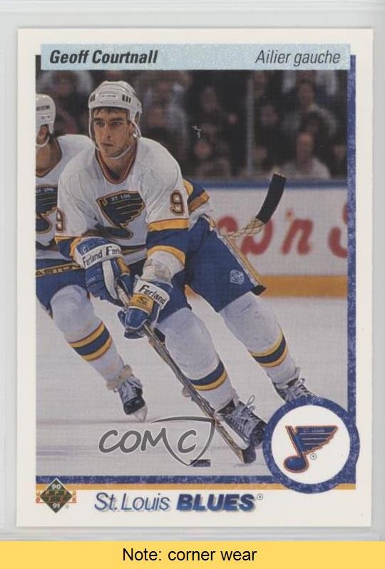 1990-91 Upper Deck French Geoff Courtnall #438 READ m5x