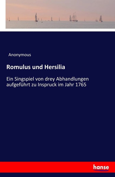 Anonymous | Romulus Und Hersilia | Taschenbuch | Deutsch (2017) | 68 S.-image