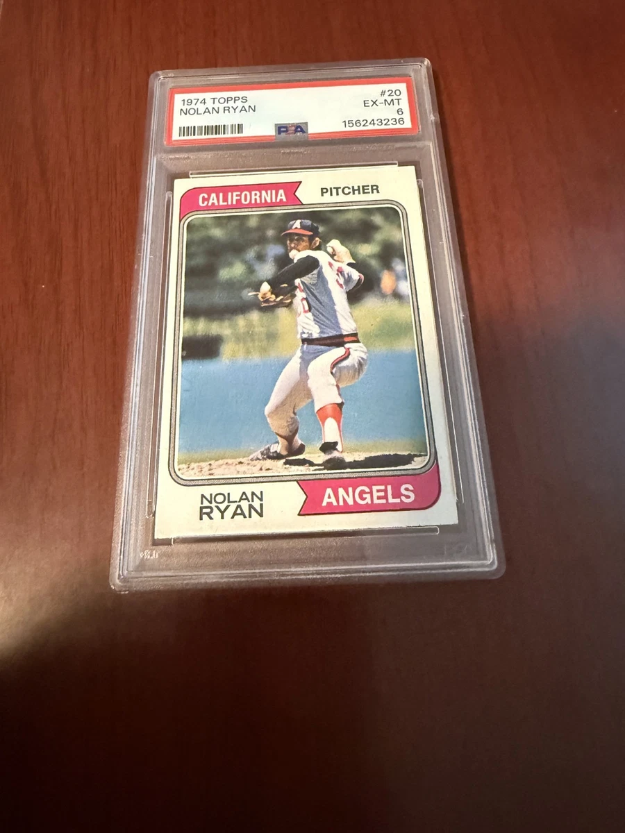 1974 Topps NOLAN RYAN PSA 8 ビンテージ MLB 1974 Topps - Nolan Ryan #20 for sale | eBay