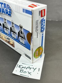 * EMPTY BOX * Lego Star Wars 8014 Clone Walker Battle Pack * EMPTY BOX ONLY * b