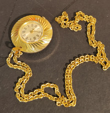 orologio da collo meccanico vintage anni 60 dorato Timex - vtg necklace watch