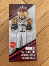 Atlanta Braves Ender Inciarte 2016/2017 SGA Bobblehead Gold Gloves New