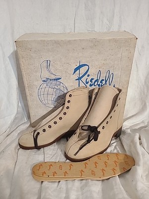 NOS Riedell Red Wing Rental Skate Shoes Boots Size 6 Leather Suede 2248 1926A