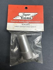 NOS Vintage Super Tigre GS40-45 SUPG1572 #22482571 Marmitta Scarico Stack Glow