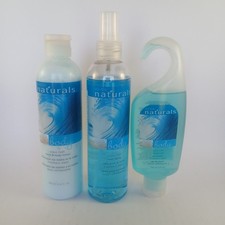 Avon Naturals Aqua Rush 3 Piece Set Body Spray Lotion And Shower Gel New