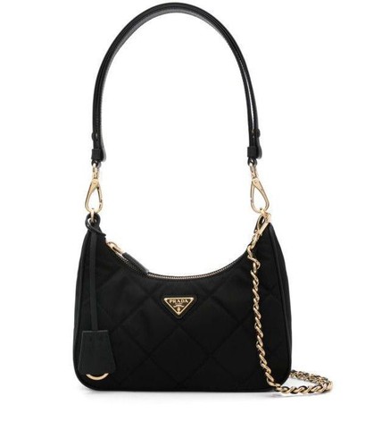 Prada Re-edition 1995 Chain Quilted Nylon Mini Bag 156730481 [P]