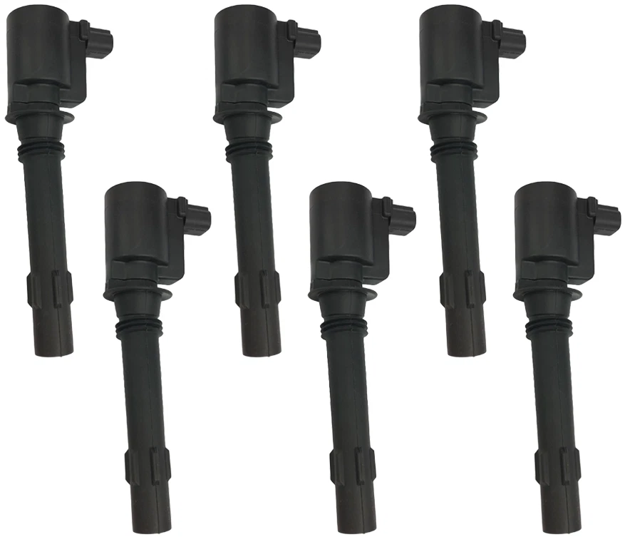 Genuine Ford Falcon BA & Territory Petrol Spark Plugs & Ignition Coils Kit (x6) - image 3 of 4