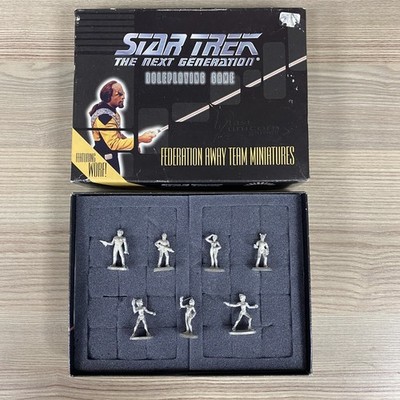 STAR TREK THE NEXT GENERATION ROLLENSPIEL FEDERATION AWAY TEAM MINIATUREN
