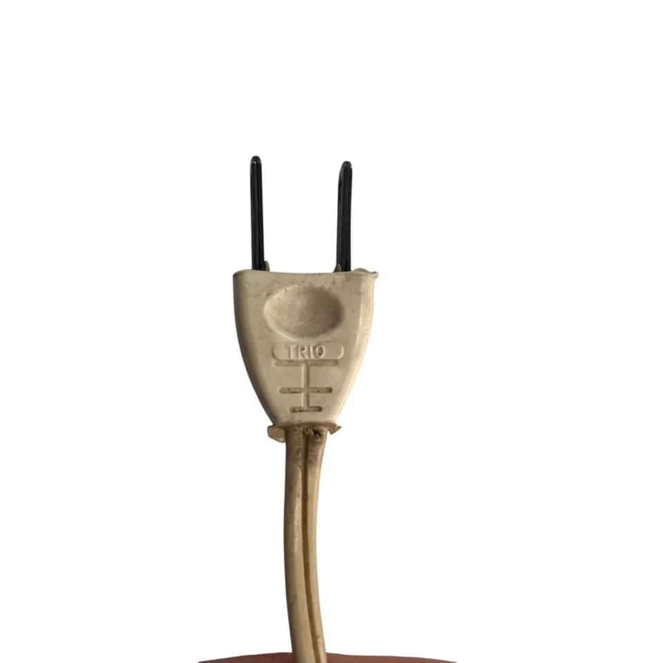 Fenton Electric Hurricane Lamp Milk Glass Etched Frosted Shade Mid Century - Image 4 of 4