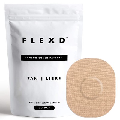 Flexd - Freestyle Adhesive Patches 30 Pcs - Libre Adhesive Patch Covers for C...