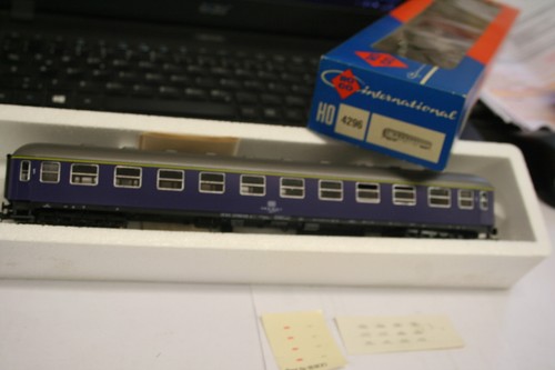 ROCO H0 4296 VAGÓN DE TREN RÁPIDO 1.KL de DB AC ¡EXCELENTE! ¡EMBALAJE ORIGINAL!  WD809/2/15 | Zustand: Gebraucht