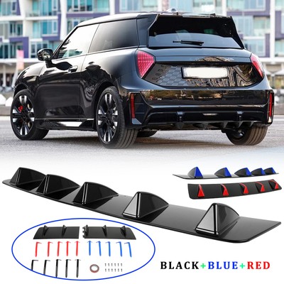 Gloss Rear Bumper Diffuser Splitter Lip Shark For Mini Cooper JCW F55 ...