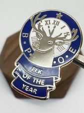 BPOE Elks Lodge Elk of the Year Lapel Pin NEW