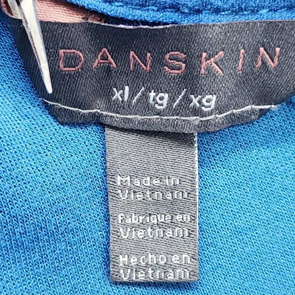 Conjunto de Pantalones Cortos Danskin Para Mujer XL Azul 2 Piezas Polo Corto Popover Pantalones Cortos Informales Deportivos Foto 4 de 4