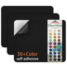 Gheeidau Canvas Repair Patch 9 11 Inch 3Pcs Waterproof 9" 11" 3PCS, Black