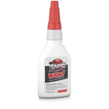 Kraken Bond Wow! Super Crazy Glue Clear - (1x3.5 oz) Strong Cyanoacrylate (CA...