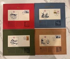 1776 - 1976  AMERICAN REVOLUTION FIRST DAY COVER -  SET OF 4 - THE ISLE OF MAN++