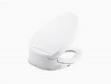 KOHLER K-8298-CR-0 C3 White Elongated Slow-Close Heated Toilet Seat
