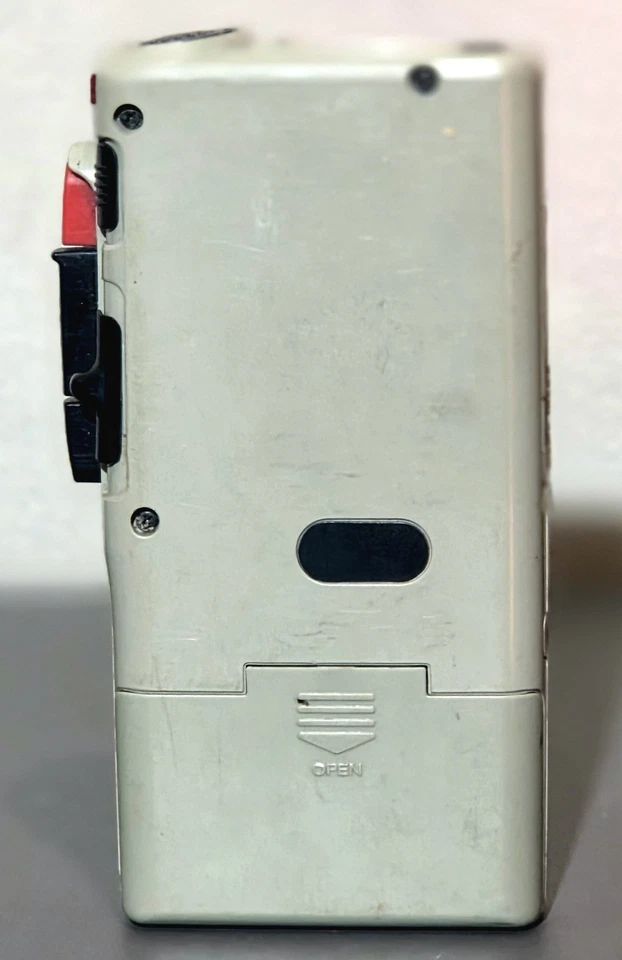 Grabadora de microcassette Sony M-P4 2 velocidades con un microcassette probado funciona Foto 2 de 4