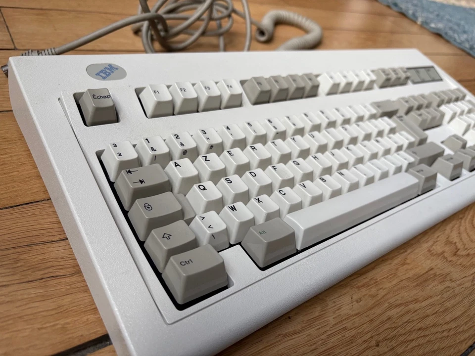 IBM MODEL M Retro Tastatur Keyboard AZERTY BELGISCH - IBM PS/2 AT - Top Zustand! - Bild 4 von 4