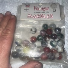 vitro agate marbles 25 piece