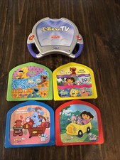 Fisher-Price InteracTV Console  4 DVDs Cases w/ Cards