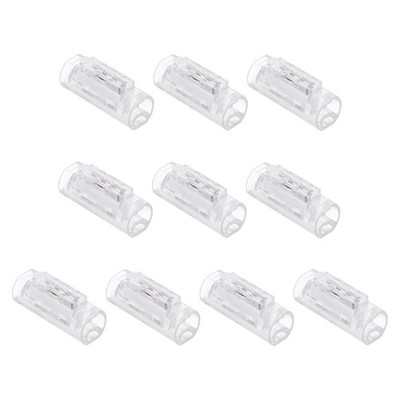 10 Pcs 2 Pin Wire Connectors 22-20 AWG No Strip Insulation Piercing Clips