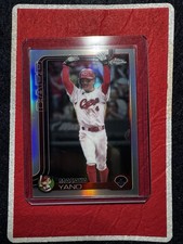 2025 NPB Topps Chrome Masaya Yano Refractor #144 Hiroshima Toyo Carp