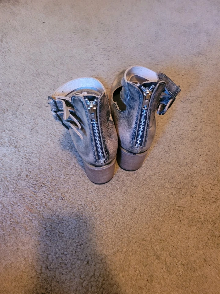 Женские сапоги Randi Freebird от Steven — размер 9 — искусственно состаренная кожа на блочном каблуке - Изображение 4 из 4