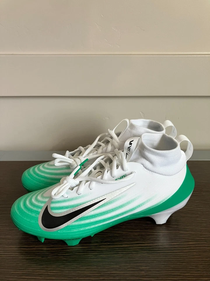 Men's Nike Air Zoom Vapor Pro 1 Green White Football Cleats HM8850-100 Size 8.5 - Image 4 of 4