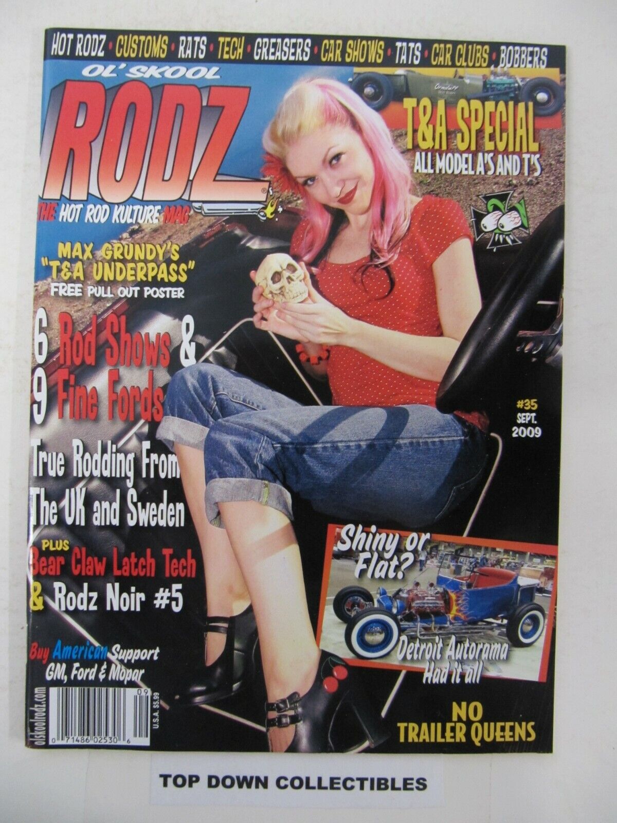 Ol' Skool Rodz September 2009 #35 Detroit Autorama T&A Special | eBay