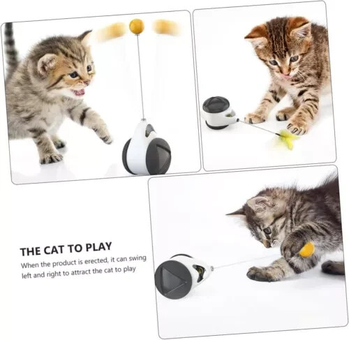 Interactive Cat Tumbler Swing Toy with Catnip – Balance Car Chase Fun Interactive Cat Tumbler Swing Toy with Catnip – Balance Car Chase Fun