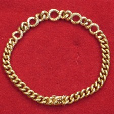 Gioiello d'epoca Antico BRACCIALE in oro 14ct / 585 - 17,8 gr- fine 800 Firenze?