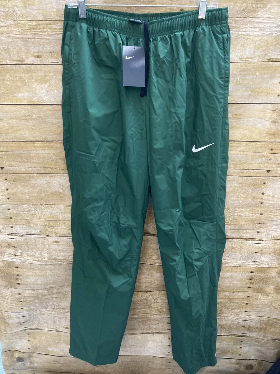 Green nike deals track pants