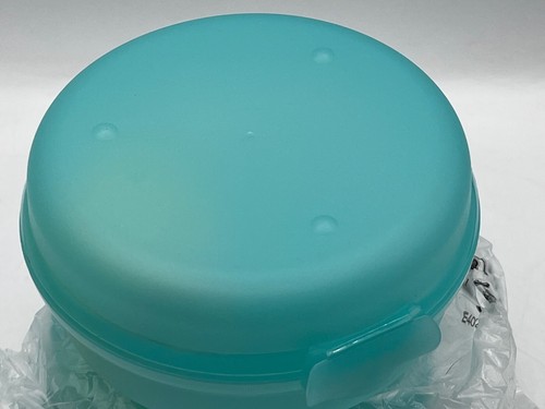 2 Stück türkisgrüne Tupperware 4440B - 2 runde Behälter mit kleinem Behälter, NEU - Bild 3 von 7