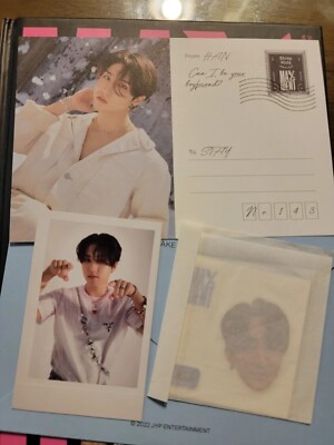signed hyunjin heart version maxident album with presale extras | eBay