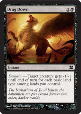 Drag Down - Foil x1 - Modern Masters - NM-Mint, English - Modern Masters