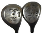 SPALDING ELITE WOODS 1 AND 3 - SHAFT 42 IN, RIGHT HANDED, NEW GRIPS — photo 1