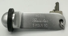 Hotel Geisler 5 Köln Cologne 90 Germany Chunky Hotel Room Key #304 Fob w/ Bumper