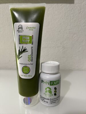 F VIT DE LA COMPAÑIA PROHER NATURA! 100 % NATURAL KIT INCLUYE 1 GEL Y 1 F VIT
