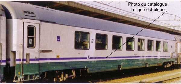 Voitures voyageurs FS ROCO 45629 de haute précision pour réseau HO