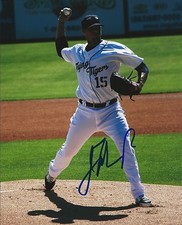 JAKE THOMPSON SIGNED DETROIT TIGERS 8X10 PHOTO AUTO PHILLIES