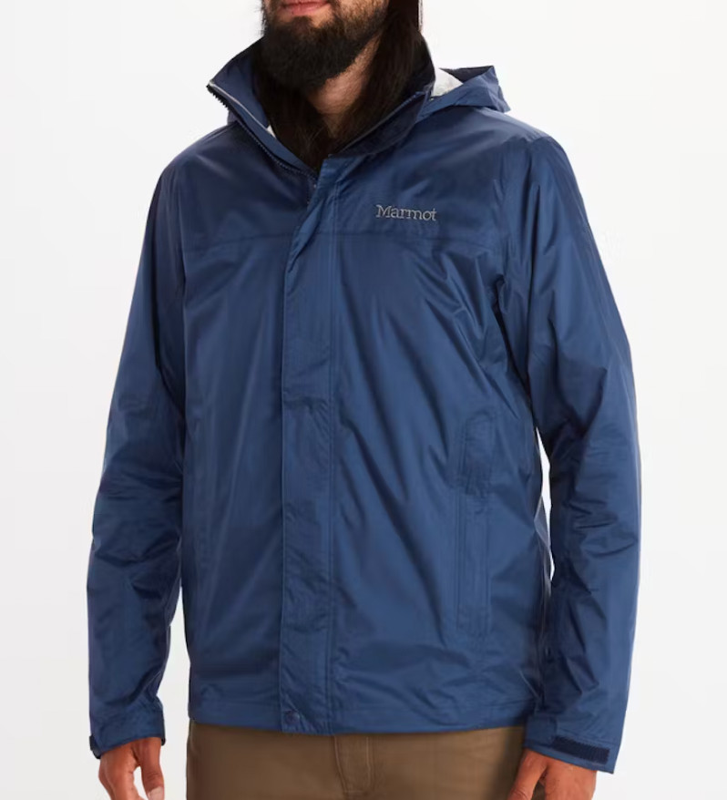 MARMOT Precip Eco Mens 4X Big Rain Parka/Jacket/Coat Arctic Navy $140 NEW